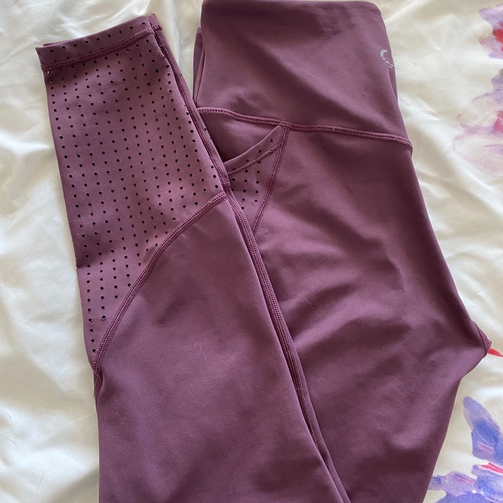 Plum, Curves & Combatboot workout leggings